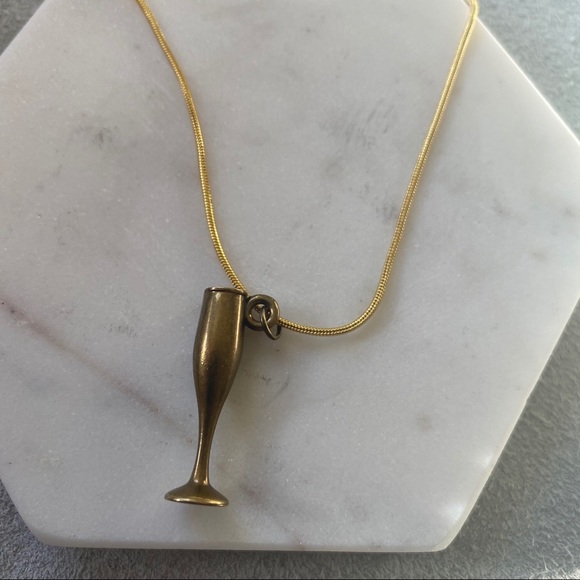 Champagne Pendant Necklace - Picture 5 of 5